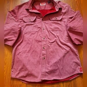 Wrangler Shirt Men's L Button Down Relaxed Epic Soft Western Cowboy Style